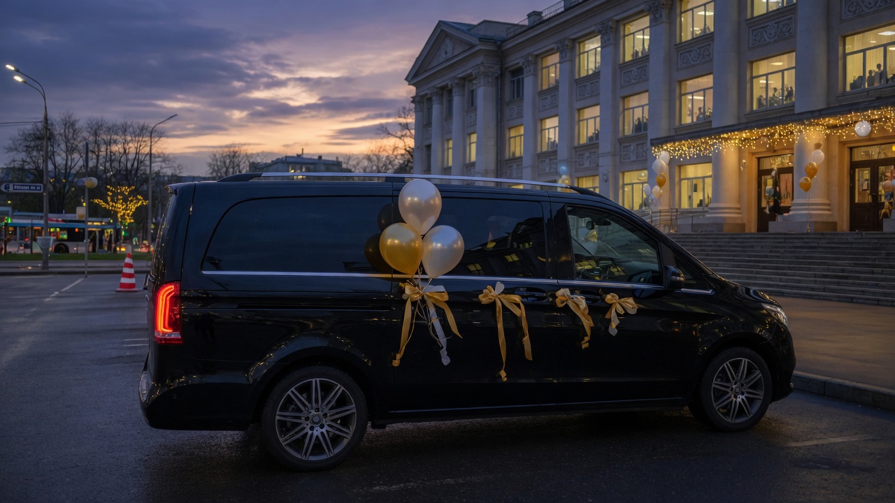 Заказать минивэн на выпускной в Москве: цены 2026, кортеж, нюансы | MiniVan.Taxi