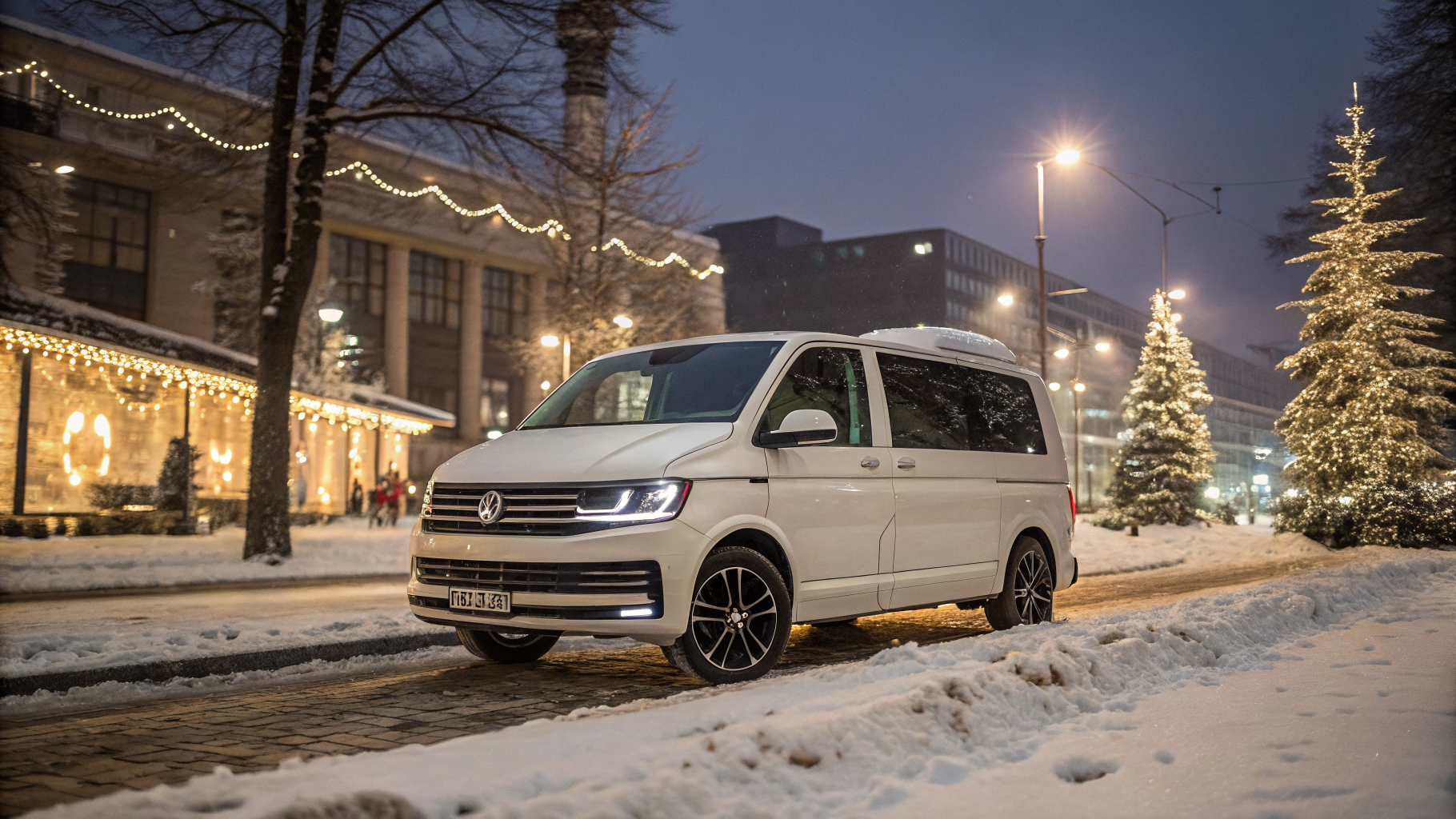 Новогодние каникулы в Москве: комфортный трансфер с MiniVan.Taxi